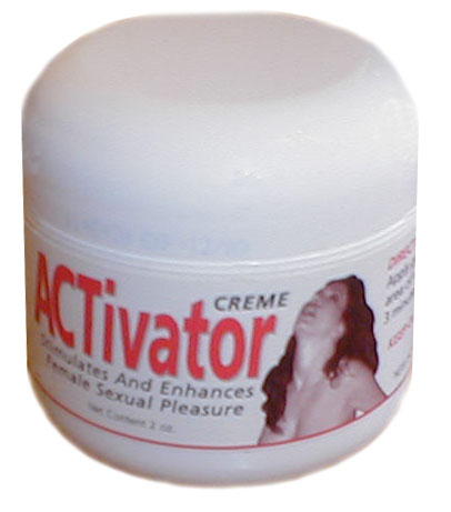 ACTivator Cream is the last word in female sexual stimulant lubricant today. No other product has our success rate for immediate female clitoral stimulation.